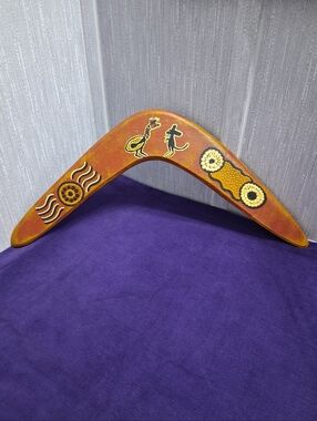 Vintage Left Hander Boomerang Langton Aboriginal 10" Arms Yaegl Bundjalung